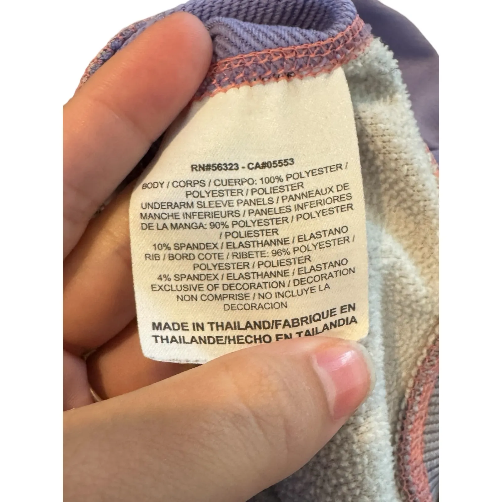 Nike Therma-Fit Hoodie Women’s Large Pink Purple Full Zip Hoodie Fleece Jacket - Image 7