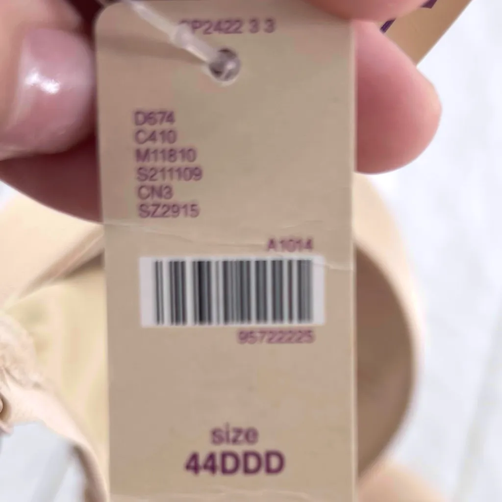 Cacique Smooth Boost Demi Cleavage Solution Bra Size 44DDD - Image 4