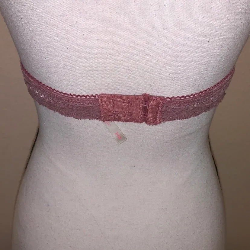 Mauve Lace Wireless unpadded bralette - Image 6