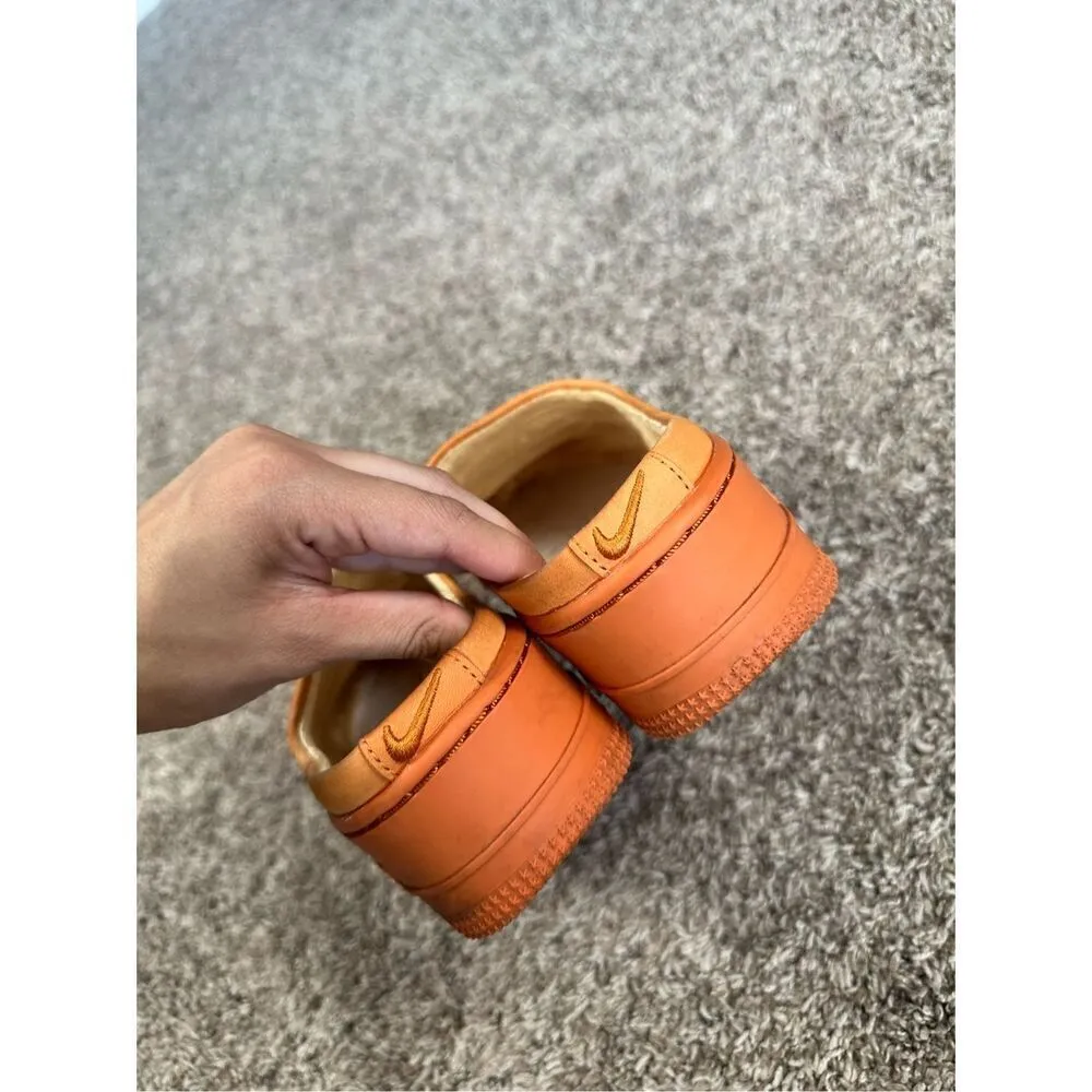 Nike Air Force 1 Lover XX Slip on Shoes Cinder Orange Womens Size 8.5 Mules - Image 12