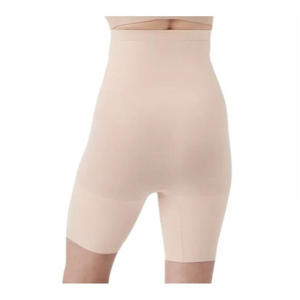 Spanx Higher Power Short, Nude, Small. High Waisted, Thigh Slimming, 2745 - Image 9