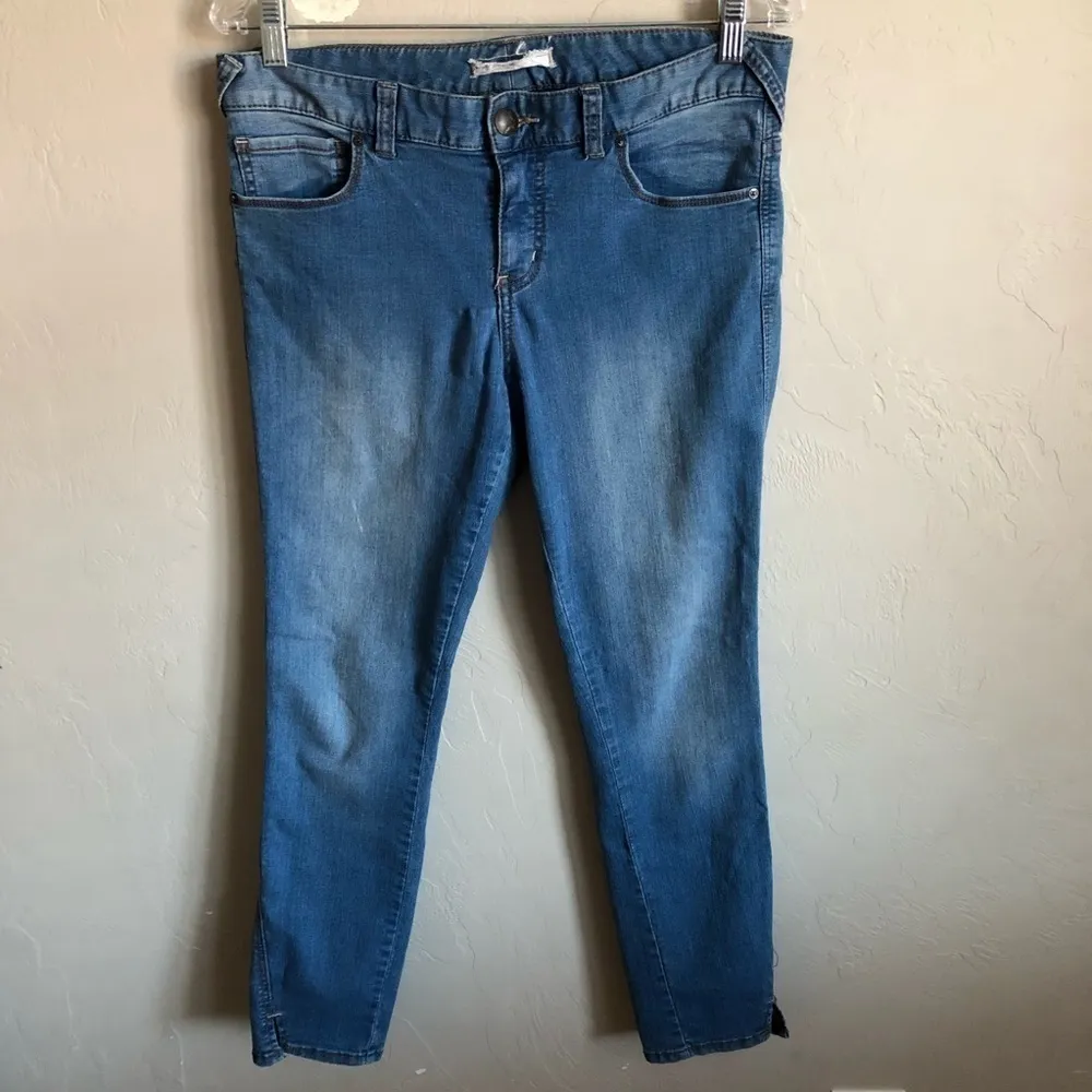 Free People Crop Slit‎ Ankle Denim Jeans - Image 2