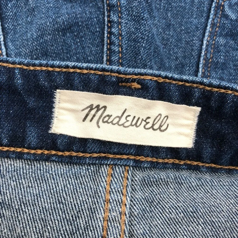 Madewell Womens Curvy High-Rise Denim Shorts Cut Off Size 27 - Image 3