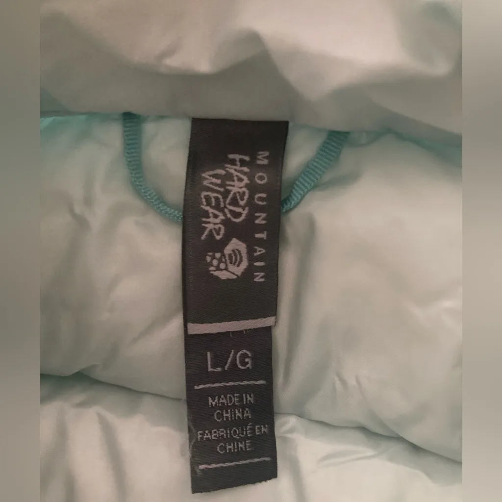 Mountain Hardwear Ratio Down Vest Gossamer Blue Size Large - Image 4