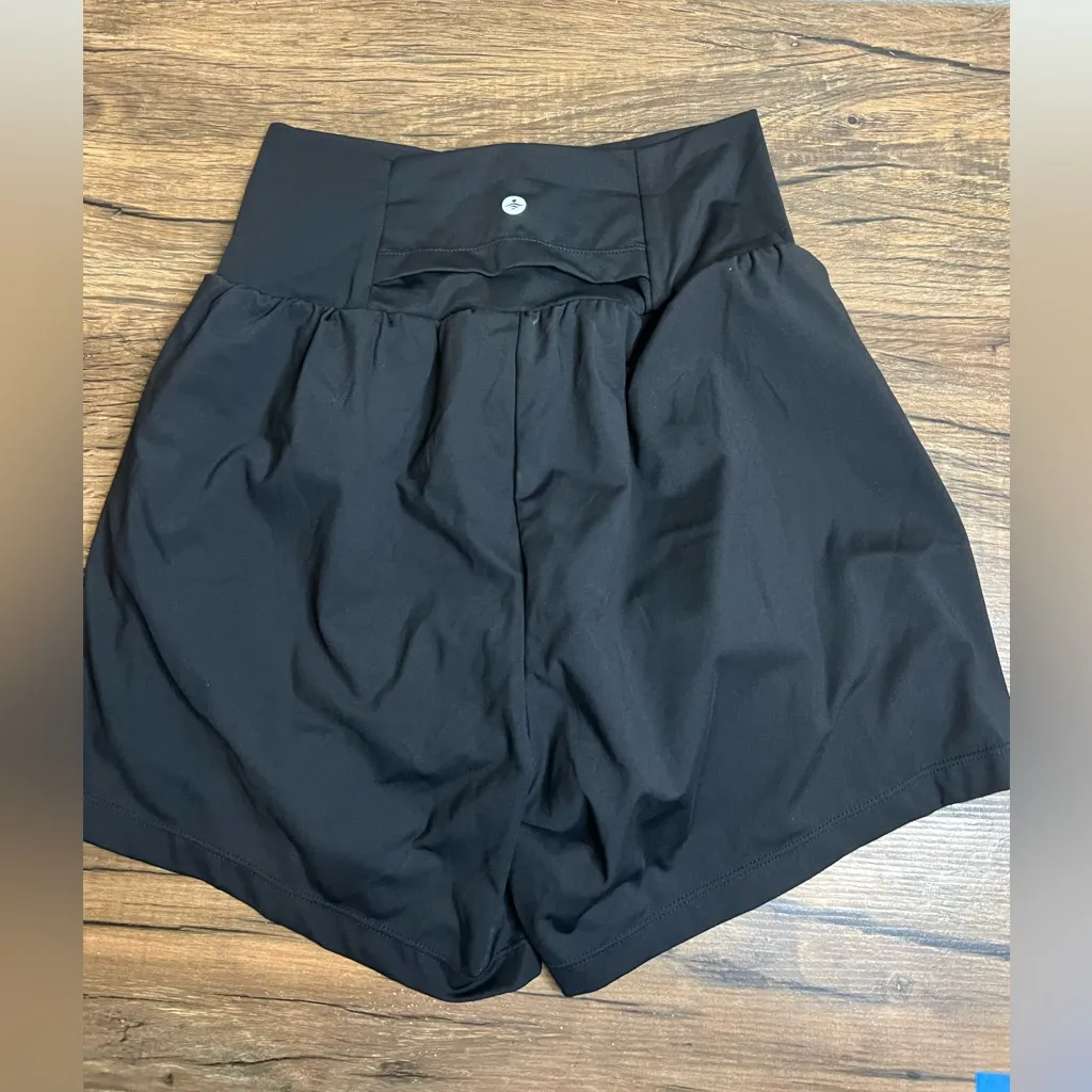 Halara Softly Zero Airy Skort Shorts Black Size M Long Built-In Shorts - Image 2