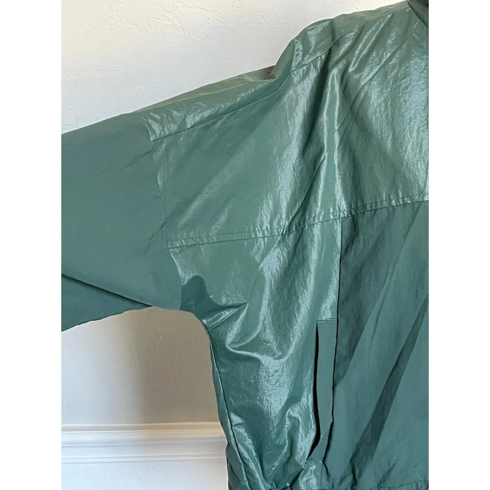 CMCube Jacket Teal Green Windbreaker Jacket Size M - Image 8