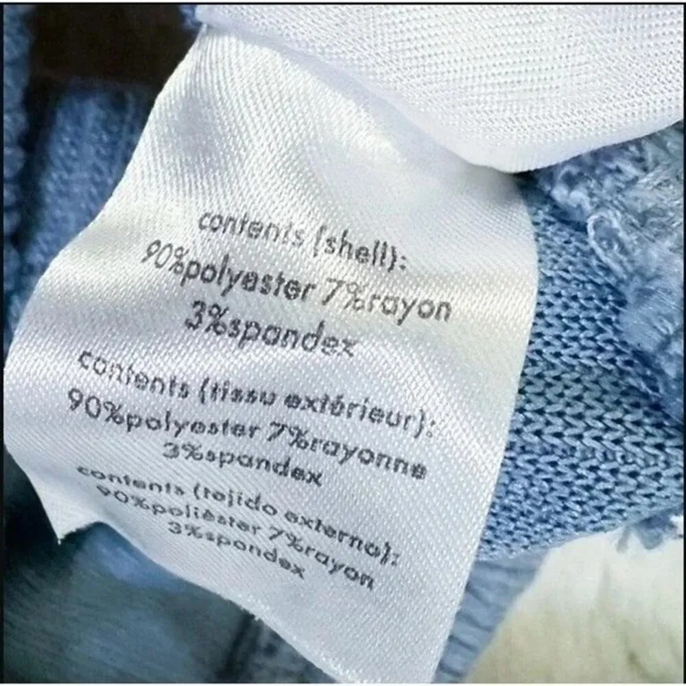 NWT WeWoreWhat Wide Rib CrisCross Back Tie Halter Bra Top Elastic Trim XS Blue - Image 11