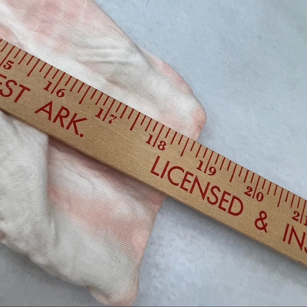 BELLA DAHL Womens Shirt Tail Button Down Coral Sunset Tye Dye Shirt Sz S Boho - Image 11