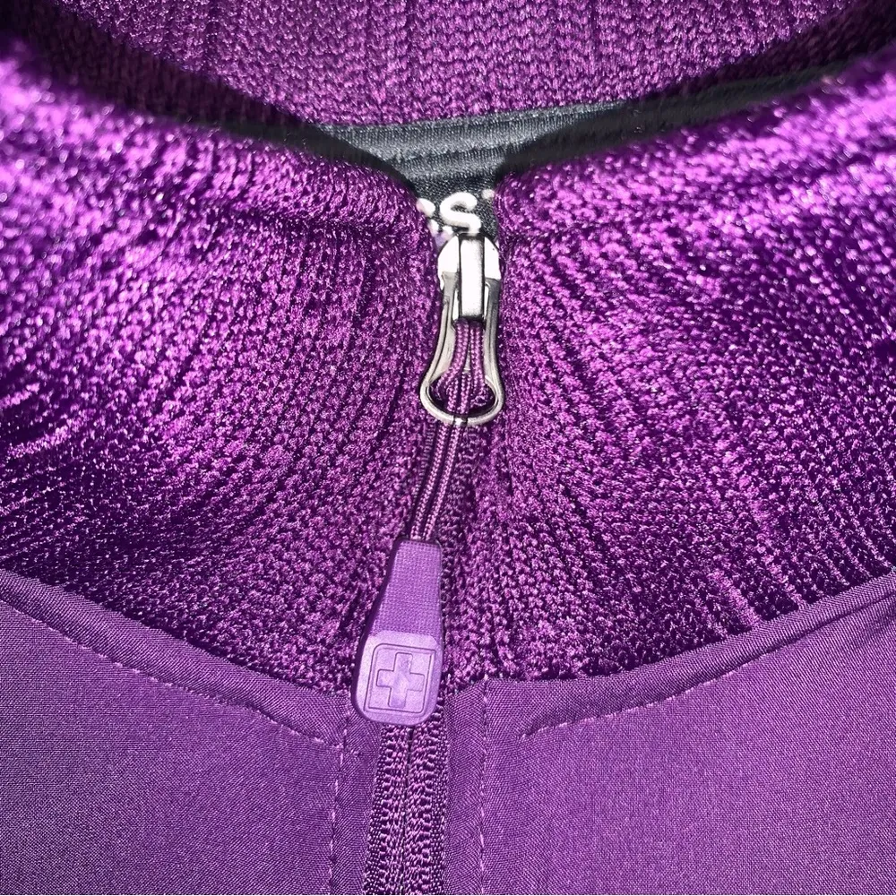 Swiss Tech Purple Size Medium Purple Fleece Lined Jacket - Image 3