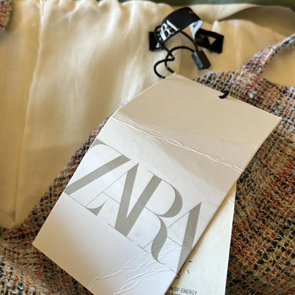 NWT ZARA CHECKERED CORSET CROP TOP BLOGGERS FAV LARGE - Image 12