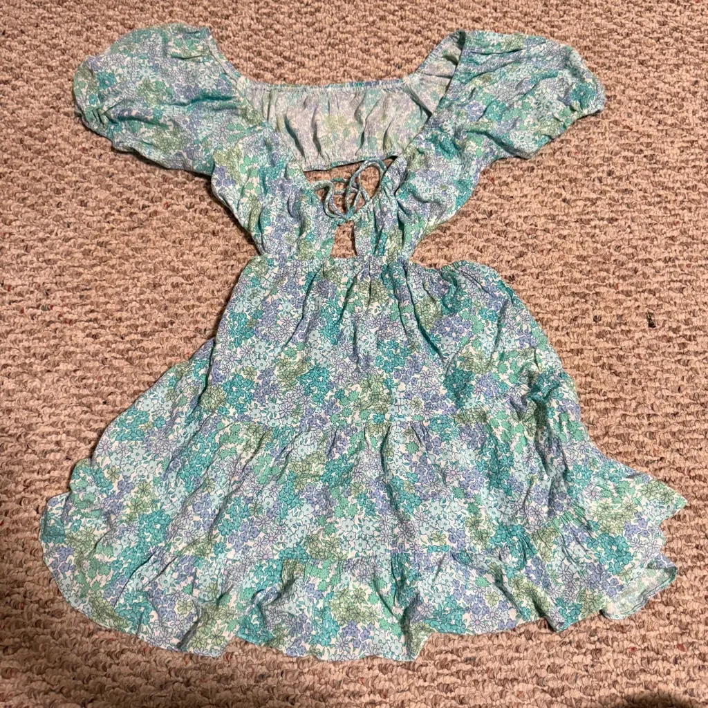 NWT Sundays Floral Open Back Sundress- Size Small - Image 4