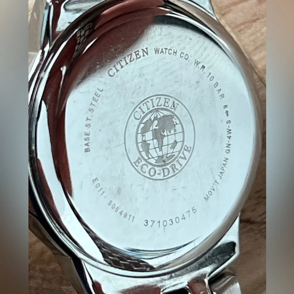 Citizen Eco-Drive Ladies Watch Two Tone Bracelet White Dial Date Window - Image 11