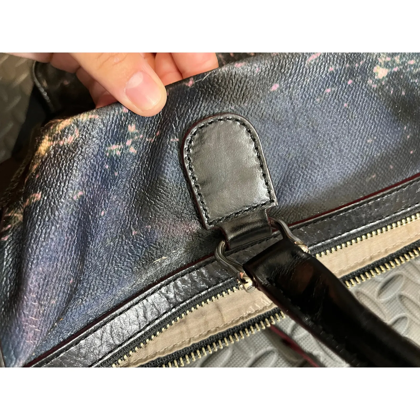 MZ Wallace Black Nylon Coated Canvas Satellite Britt Tote Bag Purse - Image 7