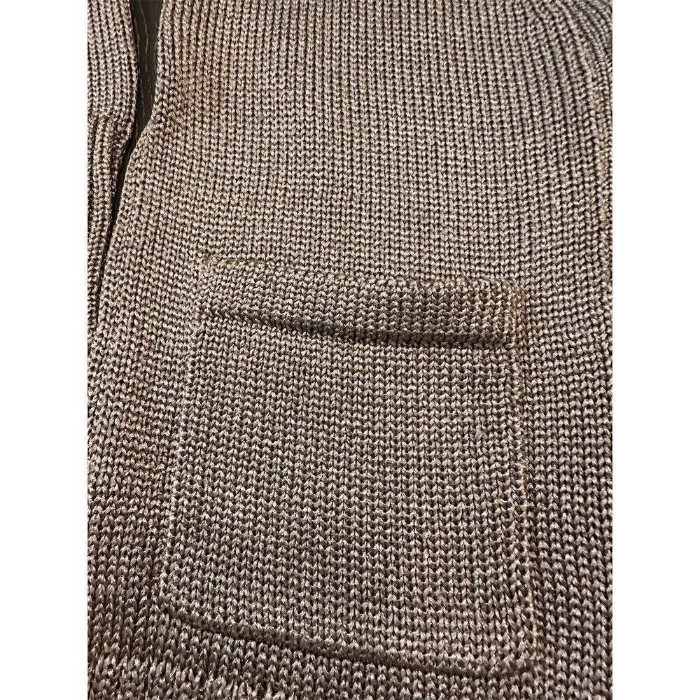 Banana Republic Women's Petite Oversized Cardigan Sweater Gray Size S - Image 6
