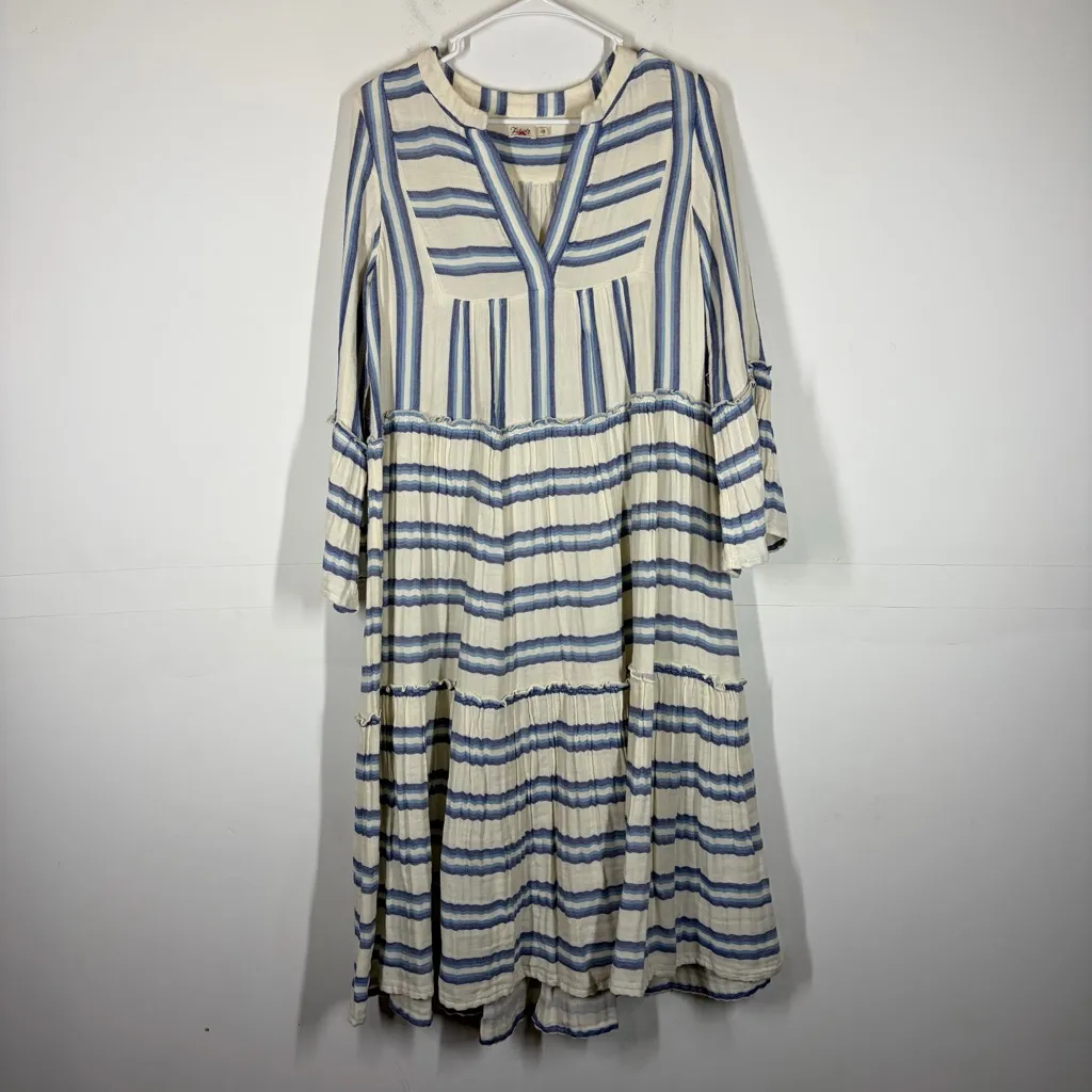 Faherty Vida Cotton Gauze Dress Size Small - Image 4