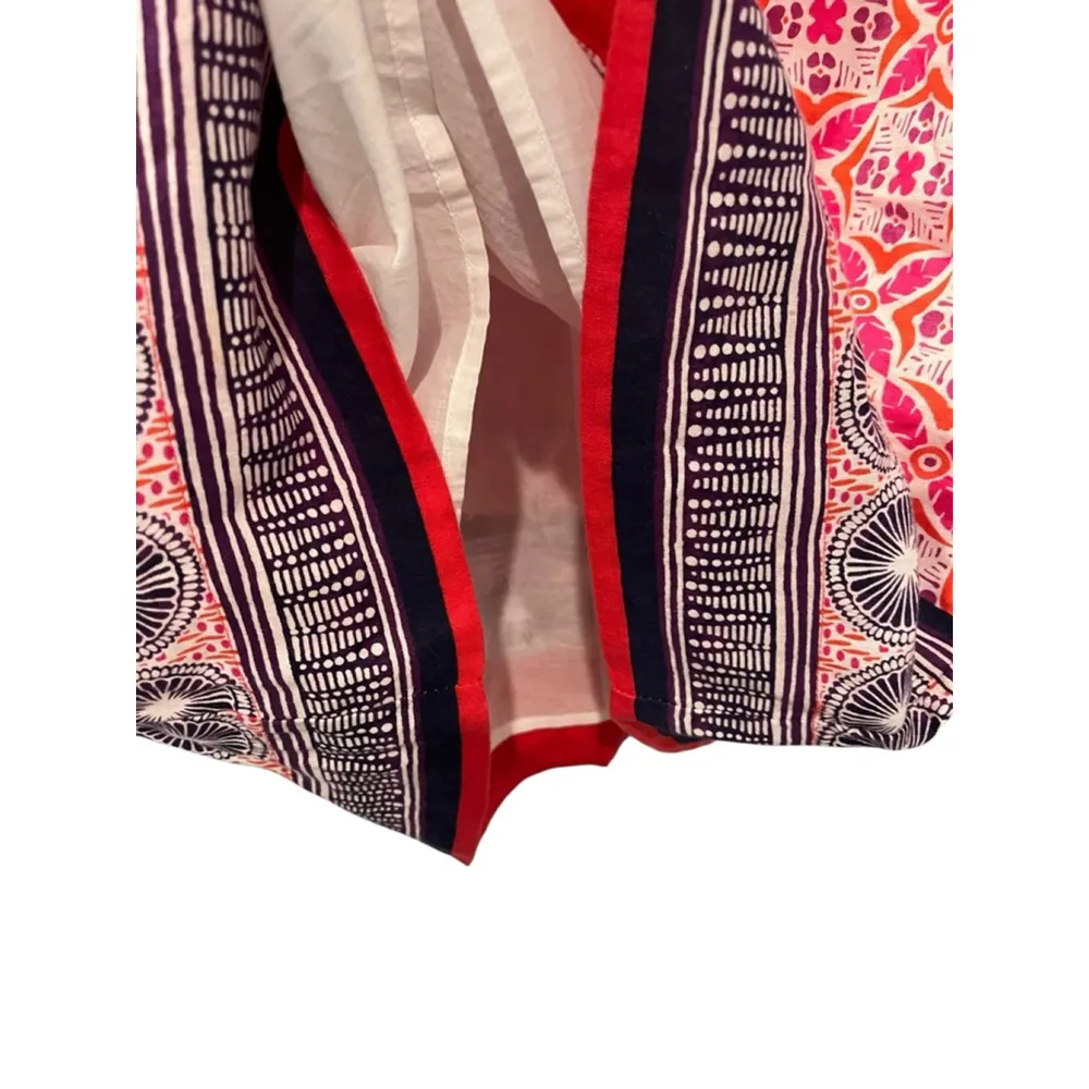 Tommy Bahama Linen Tropical Sleeveless Dress Size Small Vacation Resort Casual - Image 7