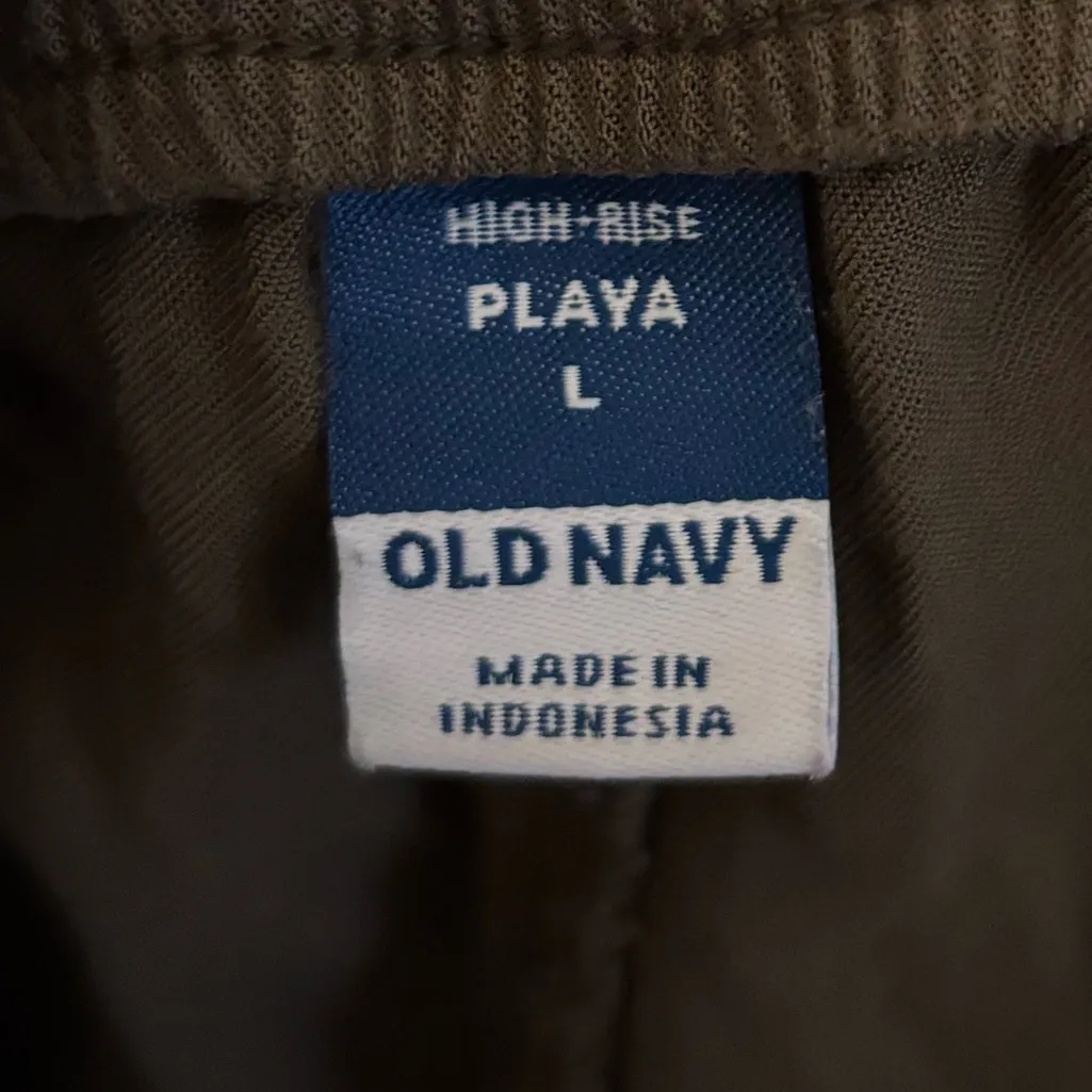 💥 Old Navy Green High-Waisted Playa Shorts - Image 3