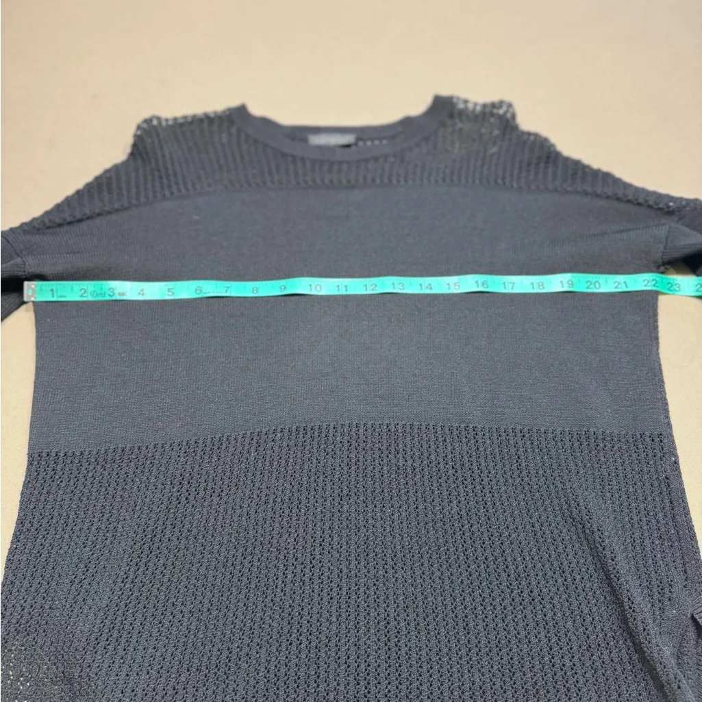 Topshop Black Crew Neck Knit Sweater - Image 5