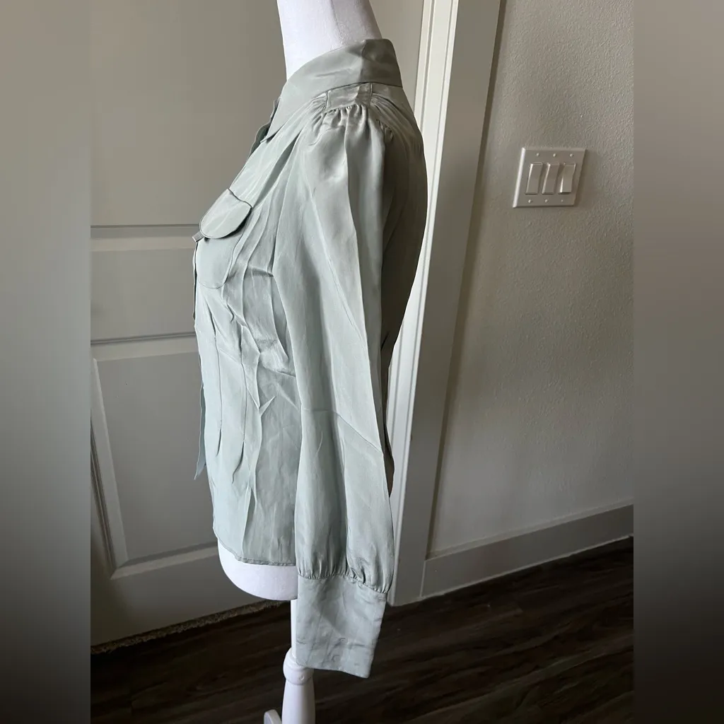 Prada  silk blouse - Image 9