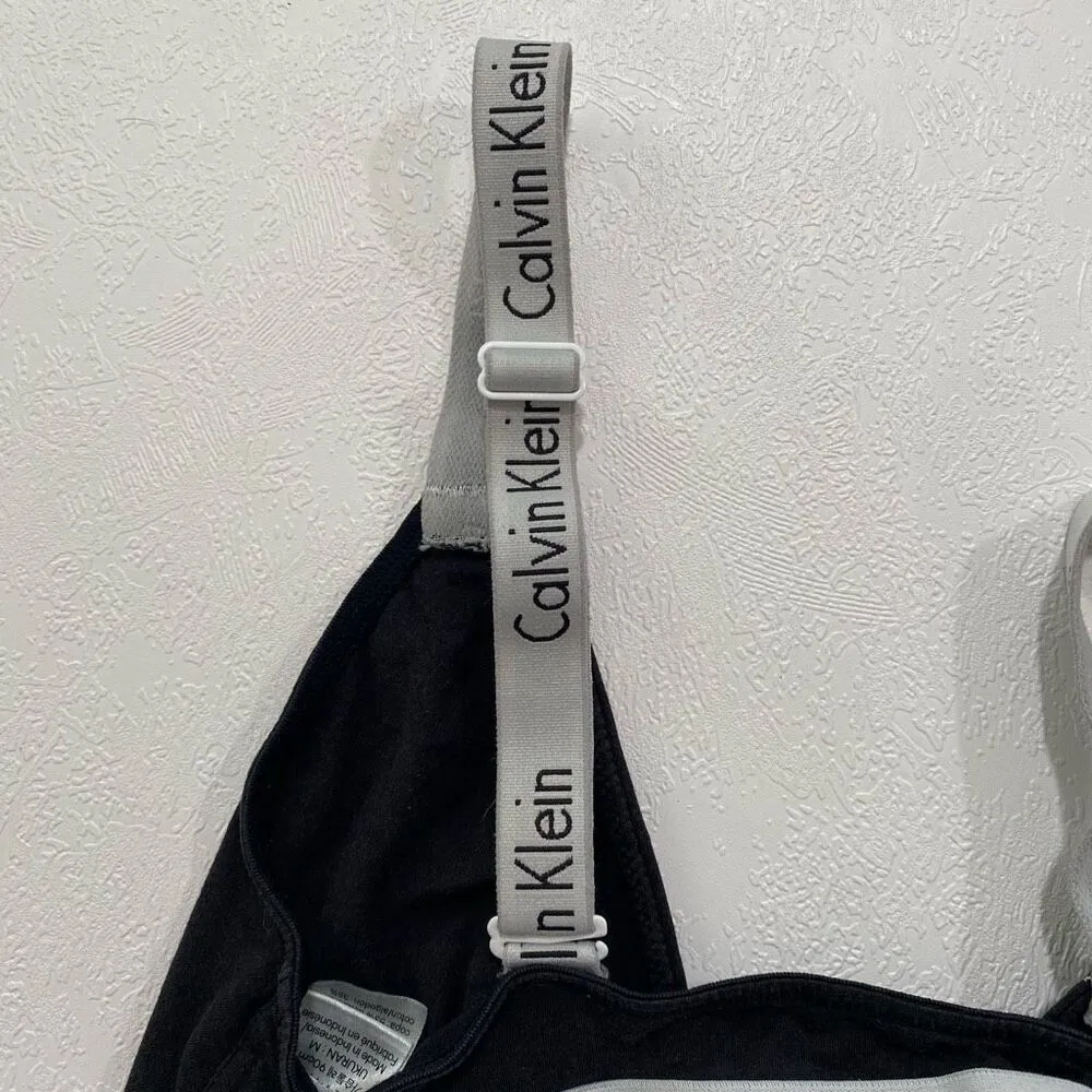 Calvin Klein Black Triangle Bralette | Size M - Image 4