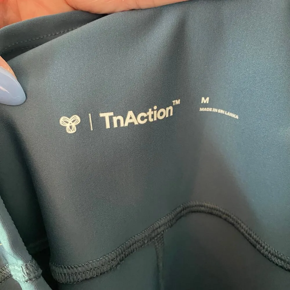 TnAction Aritzia Women's size Medium Blue High Rise Leggings Tights - Image 2