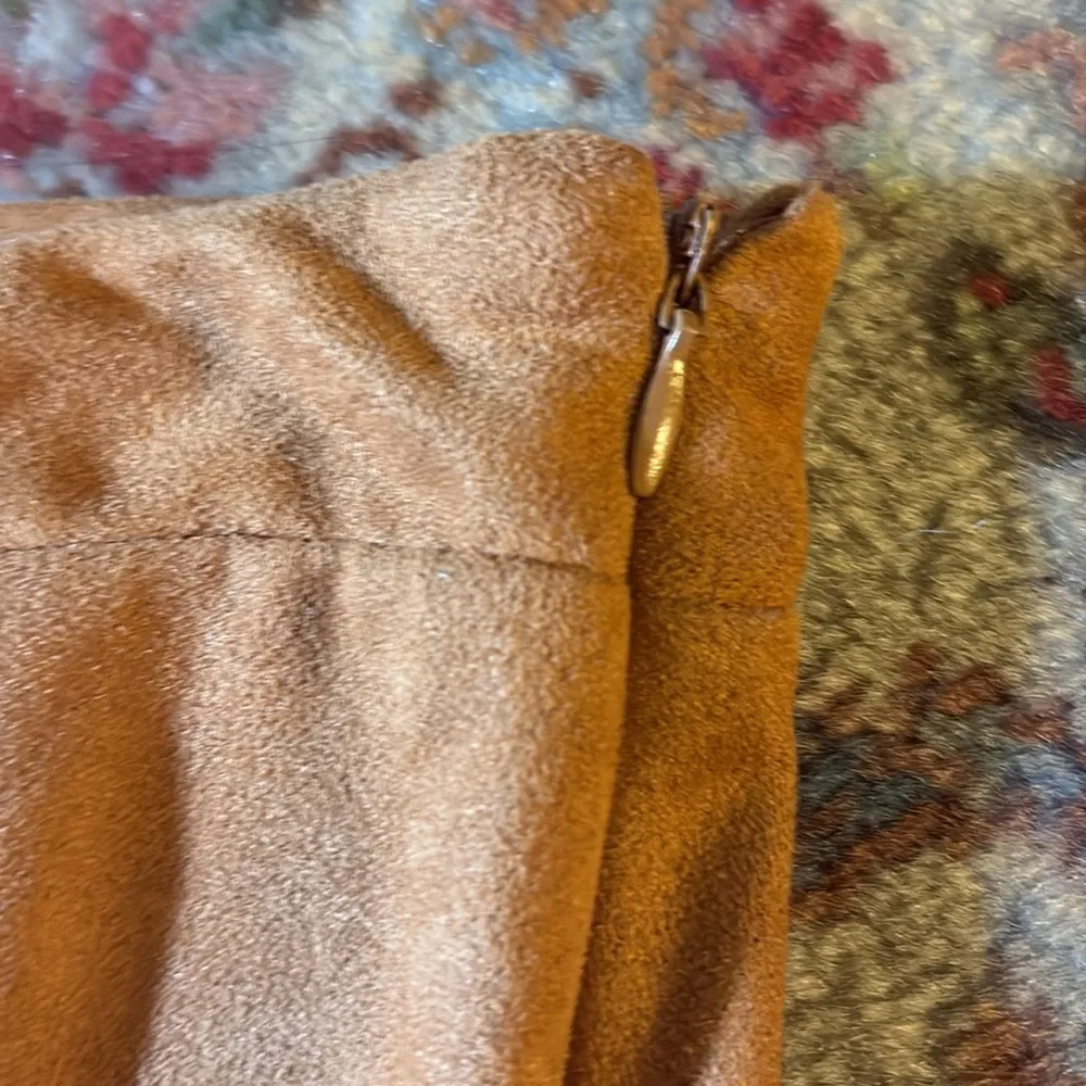 Korean mini skirt Tan - Image 4