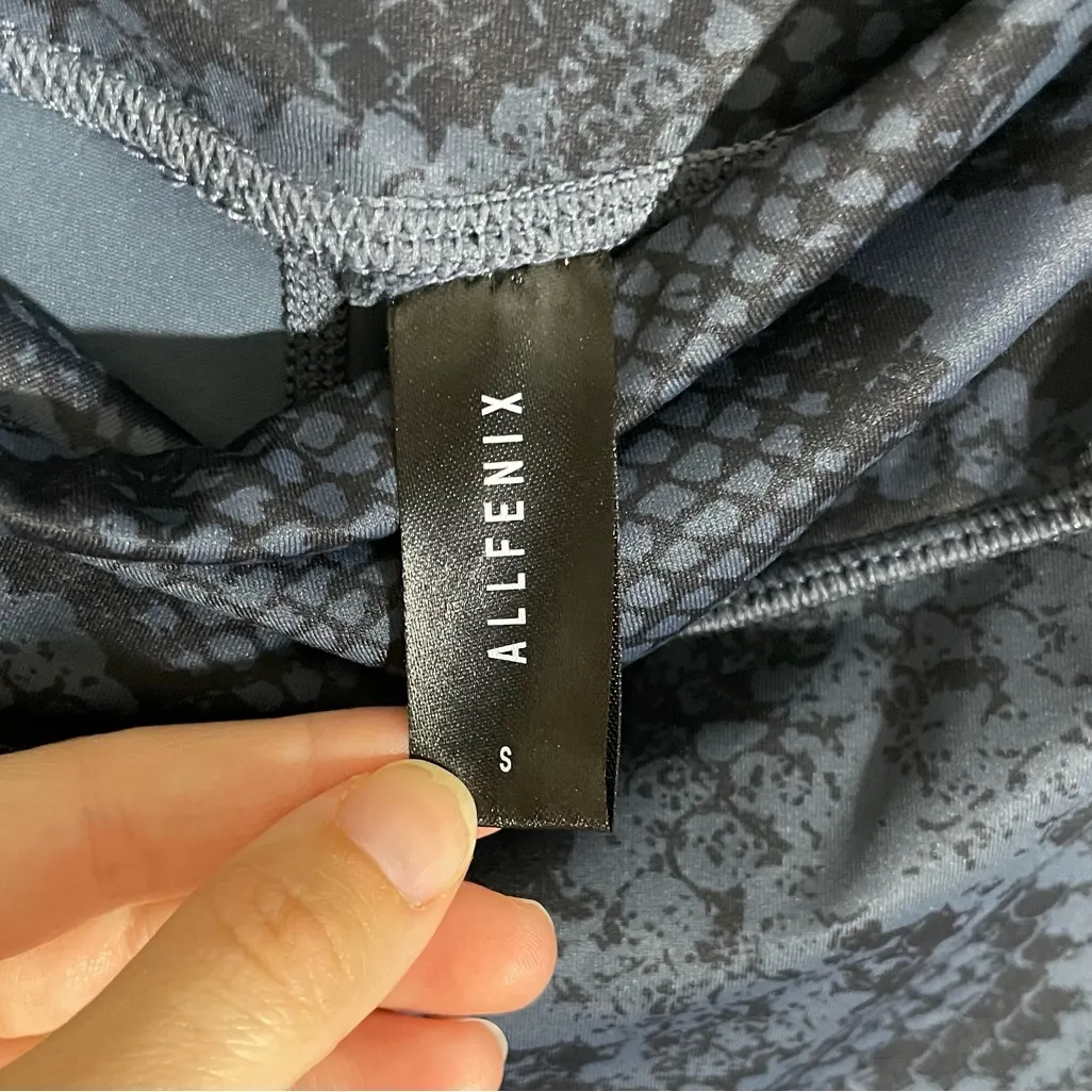 Allfenix Indie Python Snakeskin Leggings Blue - Image 8