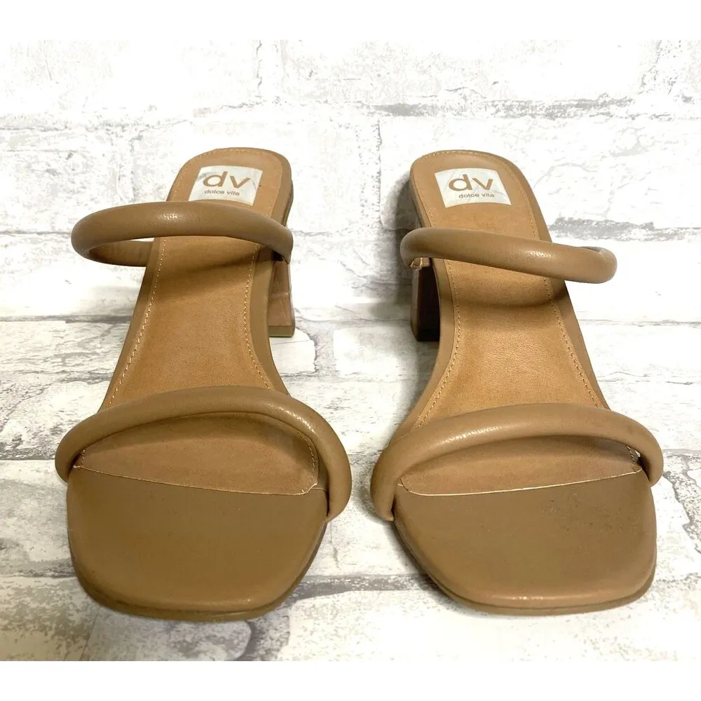 NWOB DV By Dolce Vita Womens Halsty Faux Leather Animal Print Block Heel Sz 10 - Image 3