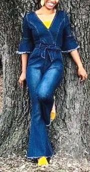 Demim Jumpsuit Blue - Image 4