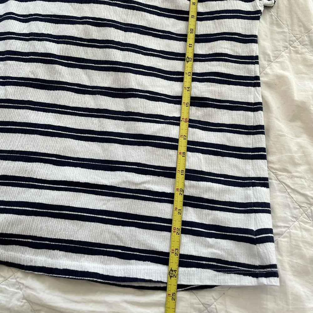 Never worn: Lands’ End oversized striped T shirt - Image 4