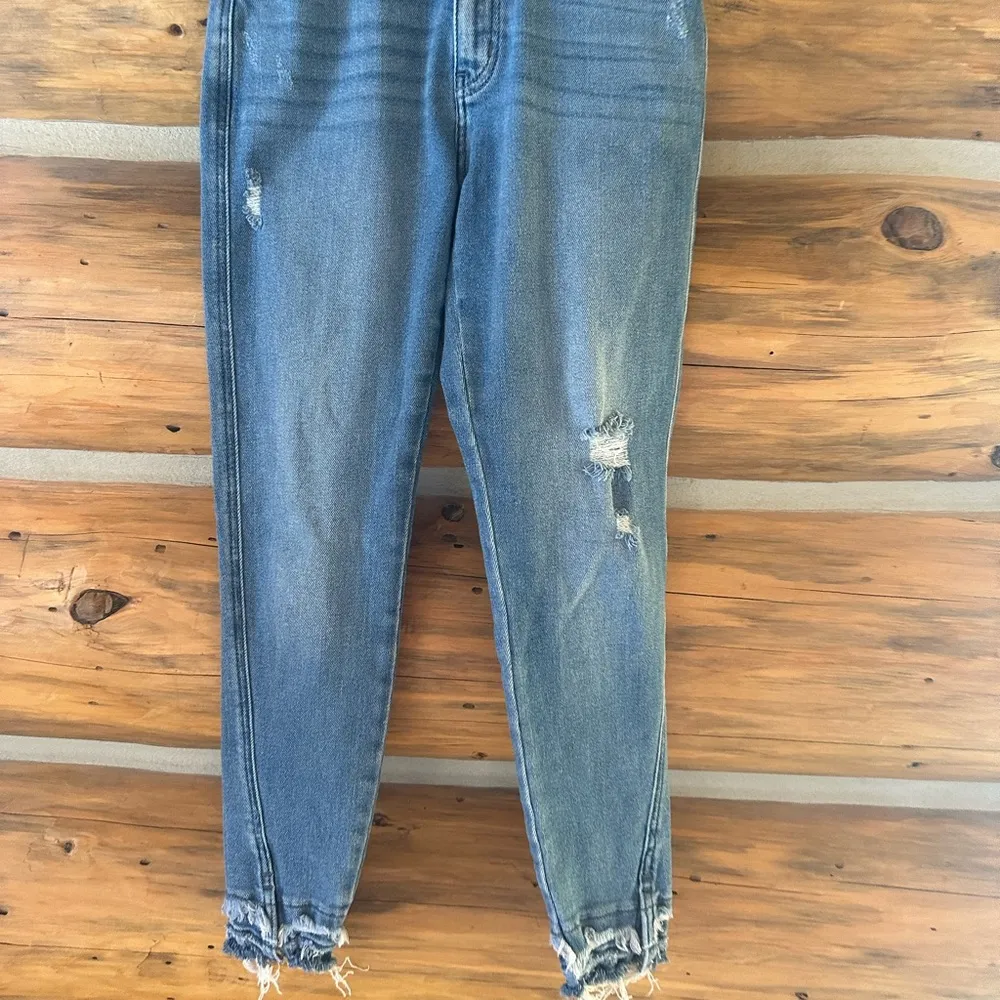 KanCan SYLVIA HIGH RISE RELEASED HEM ANKLE SKINNY - Image 3