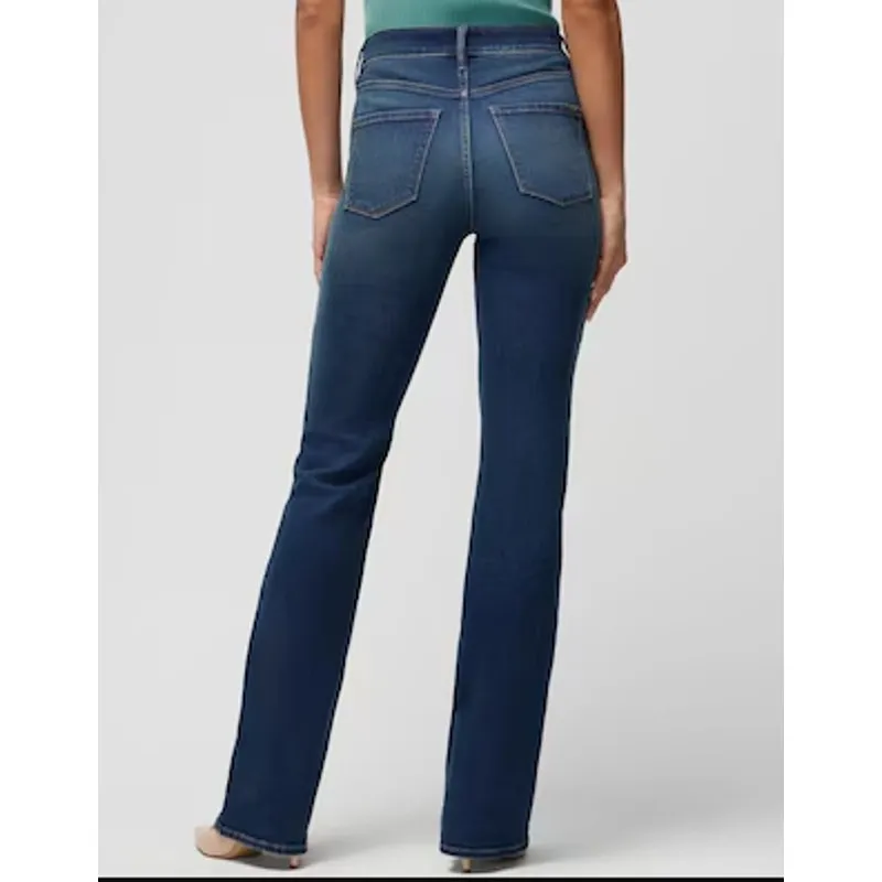 White House Black Market High-Rise Everyday Soft Skinny Flare Jeans Blue Size 6L - Image 2