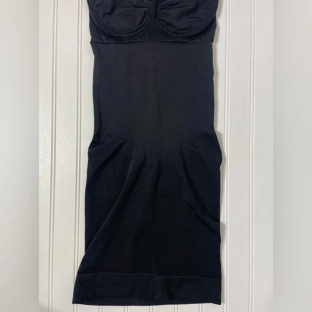 SPANX Shapewear Slip Black Built in Bra 306 - Image 4