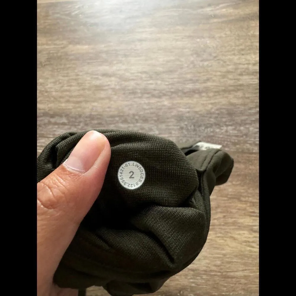 Lululemon Align With Pockets High Rise 25” Dark Olive Size 2 NWT - Image 5