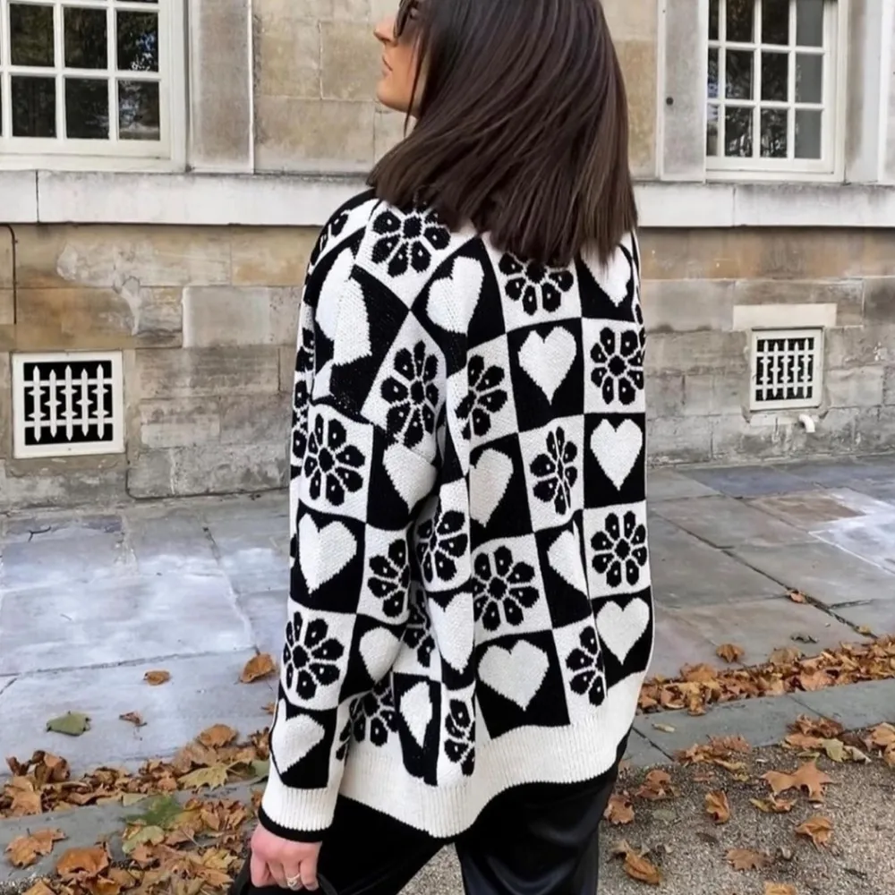 GORGEOUS ZARA NWT Jacquard Knit Jacket - Image 8