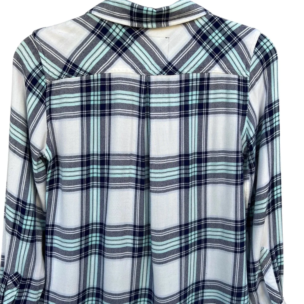 Rails Plaid Button Down Blouse - Image 8