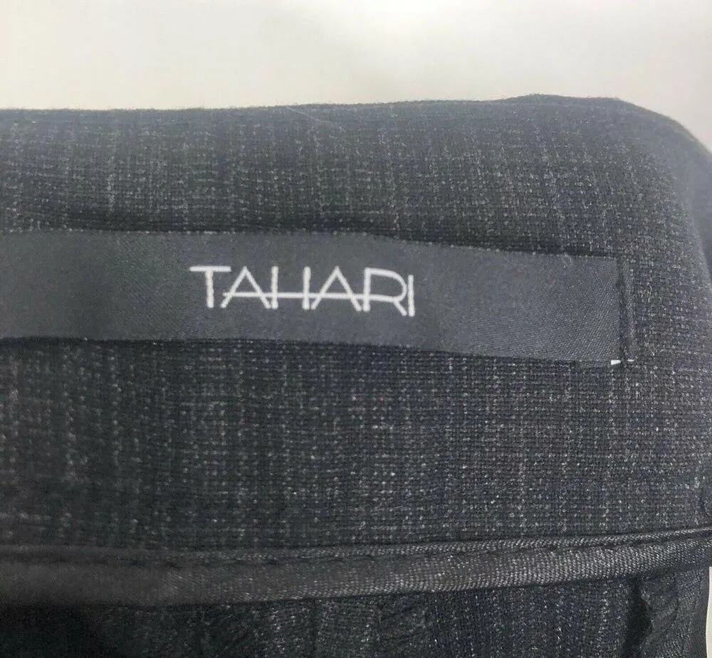 NWT Tahari Terry Straight Black Career Dress Pants - Image 7