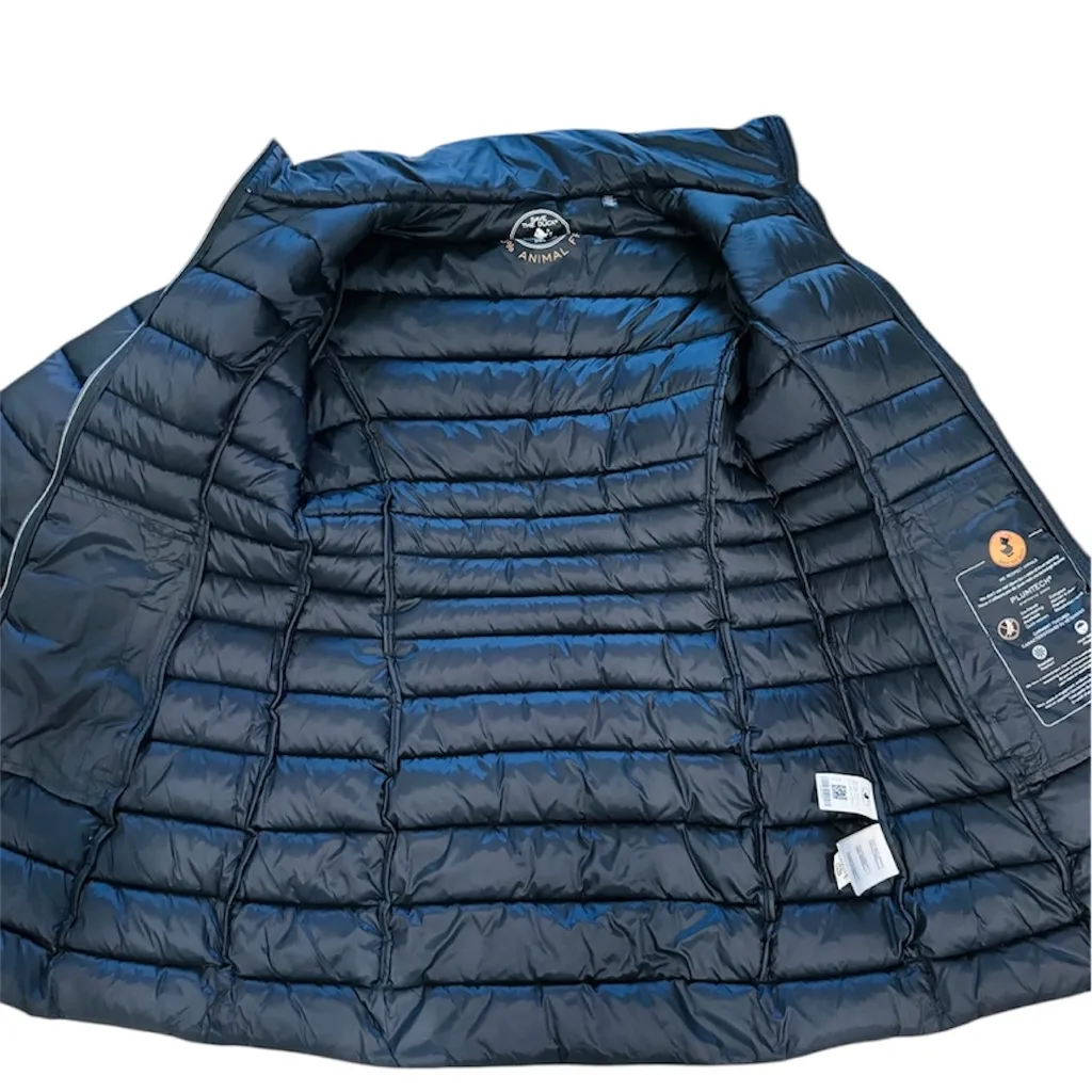 Save The Duck women’s animal free puffer coat mod Reese in black Size L - Image 9