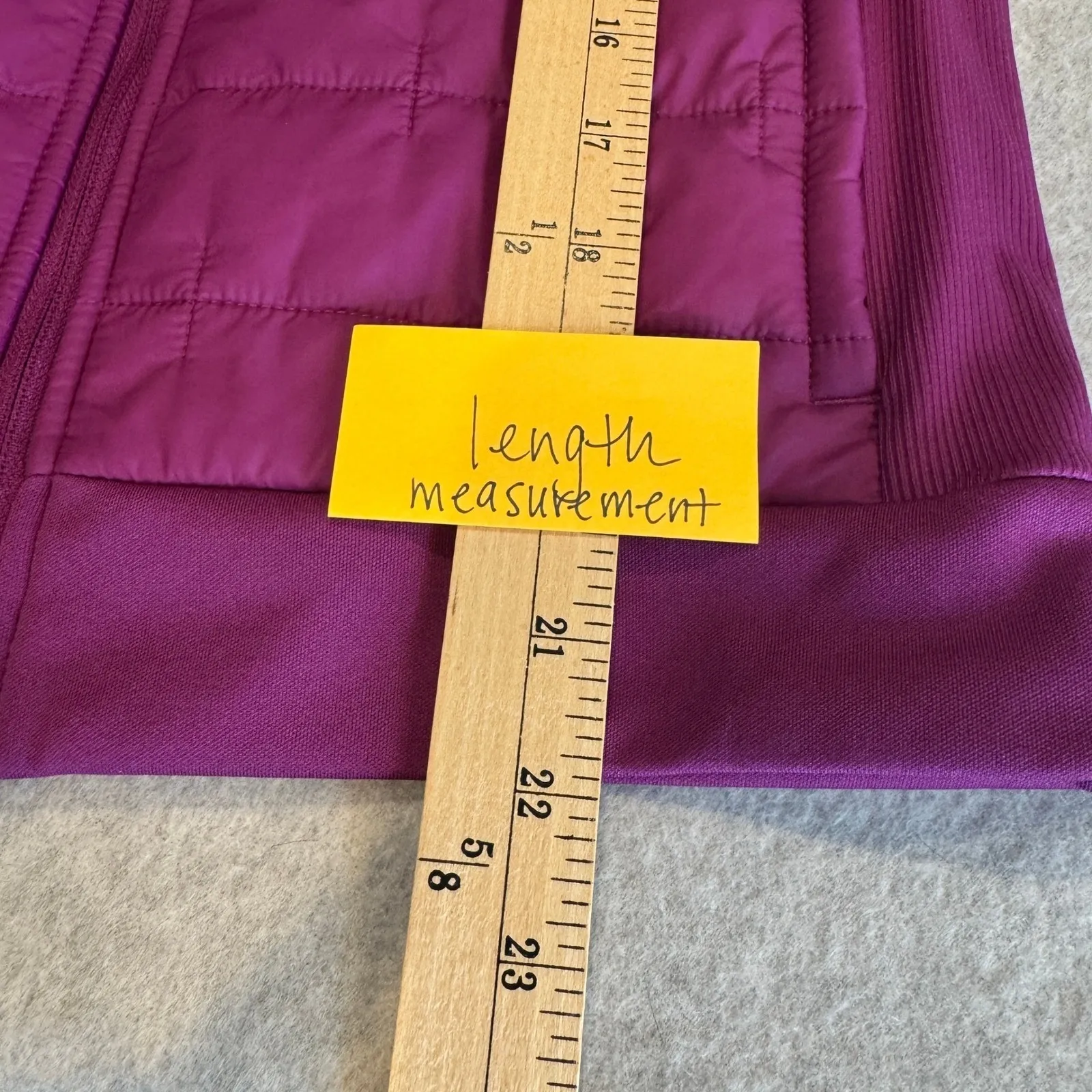 Nike Therma Fit Full Zip Quilted Running Vest Womens S Purple Polyester Pockets - Image 14