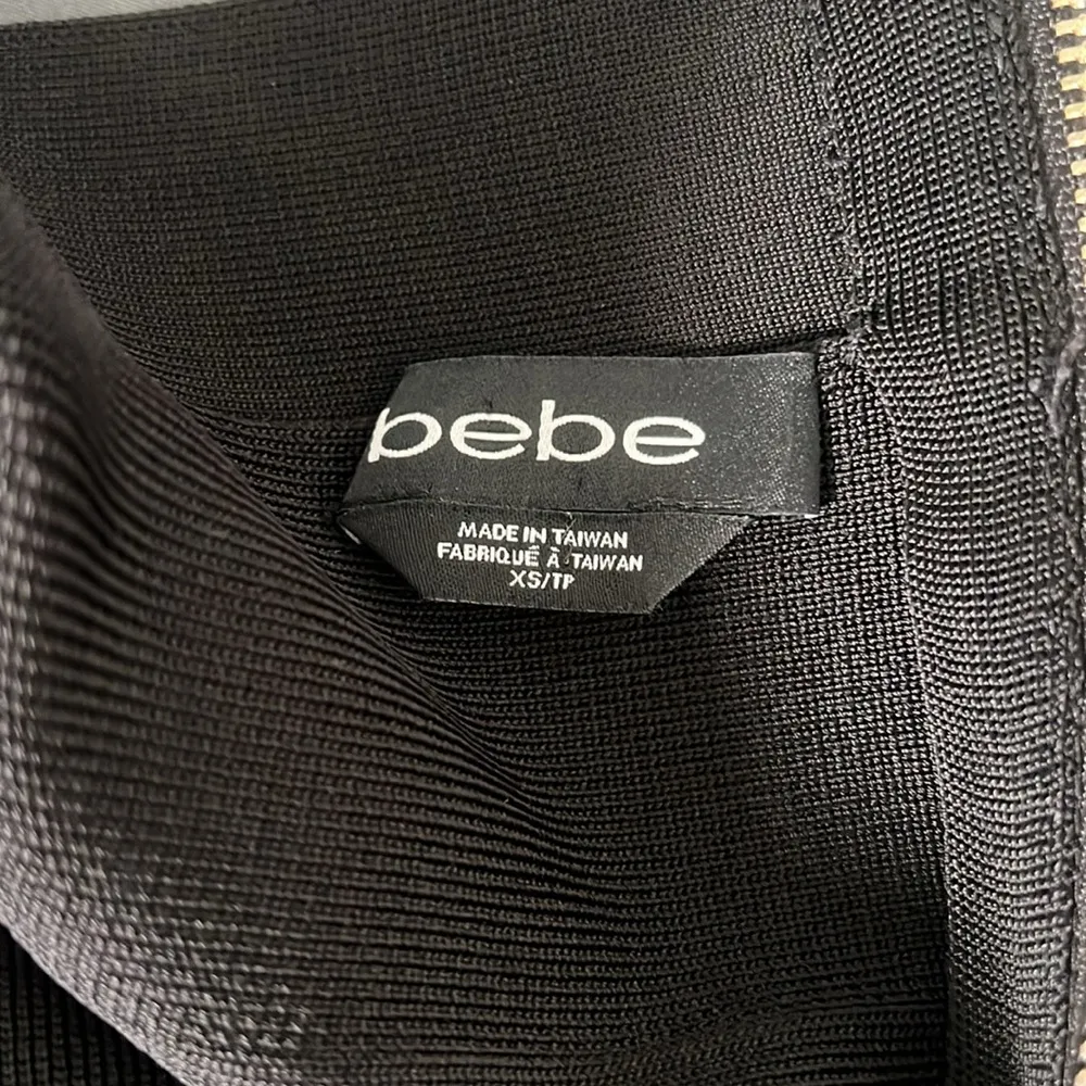 Bebe Bodycon Mini Skirt Black Size XS - Image 3