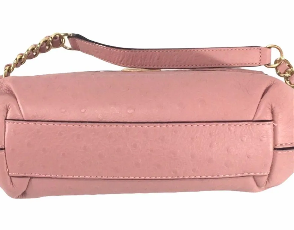 Kate Spade Joleen Ostrich Charm City Purse Rose - Image 5
