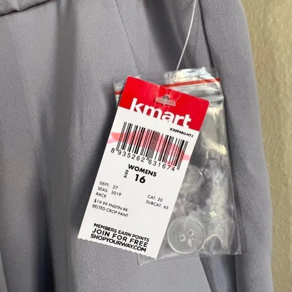 NWT Attention size 16 belted crop pants - Image 4