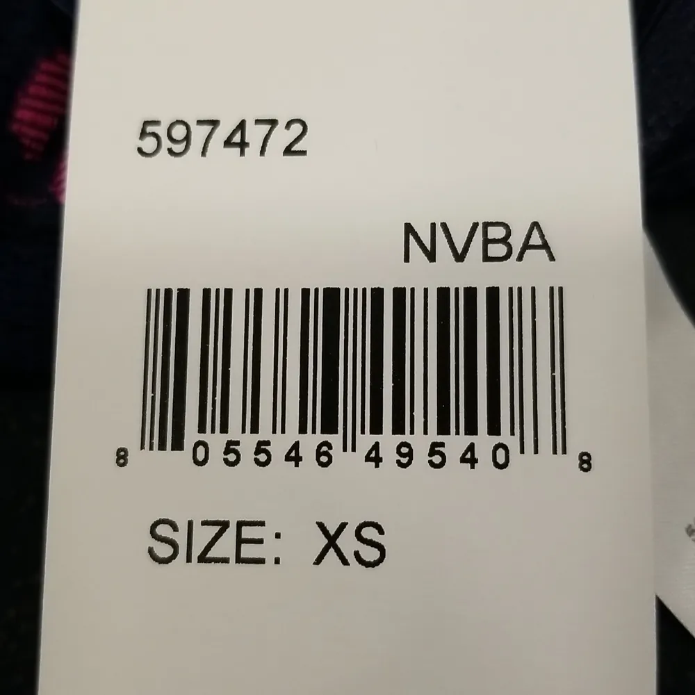 💕HANKY PANKY💕 Cross-Dye Retro Longline Wireless Lace Bralette Navy Purple NWT - Image 10