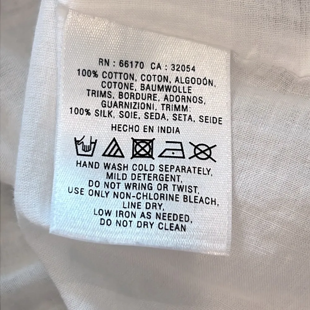 Moulinette Soeurs Anthropologie Elysian Embroidery Strapless Dress Size 4 - Image 8