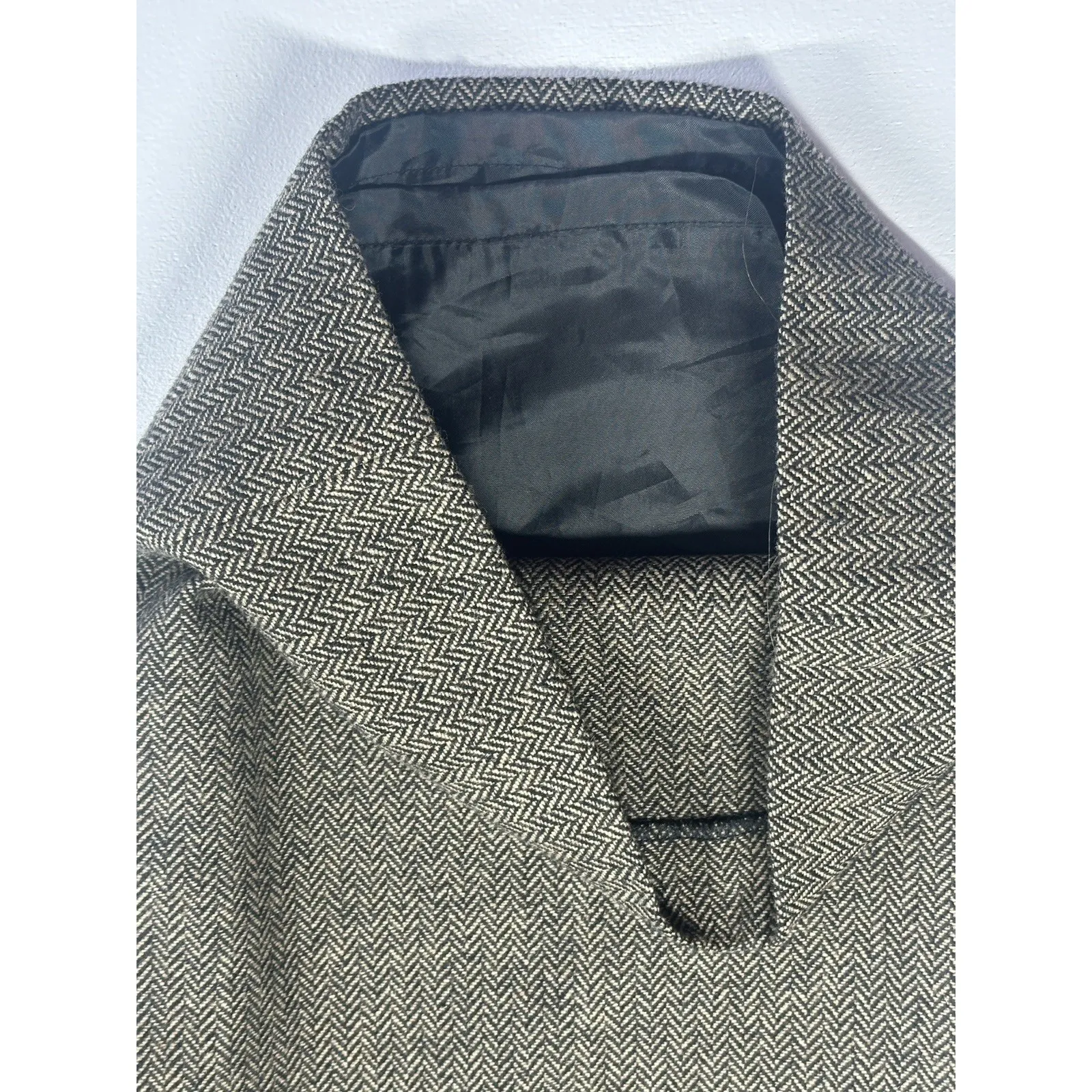 Ann Taylor LOFT Women's 10 Cropped Wide Leg Gaucho Pants Brown Tweed (b46) - Image 3