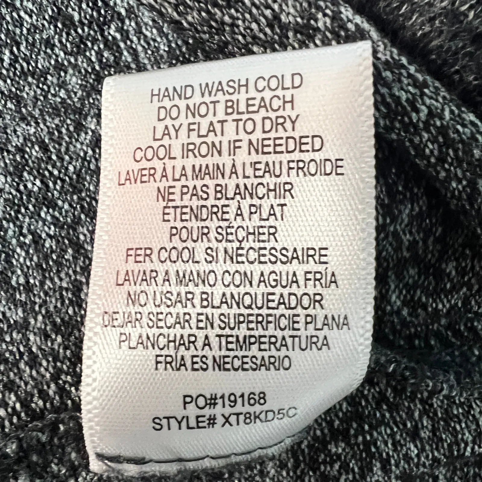 Cameo Pullover Gray Sweater Womens 3X Soft Stretch Faux Wrap Workwear Casual - Image 10