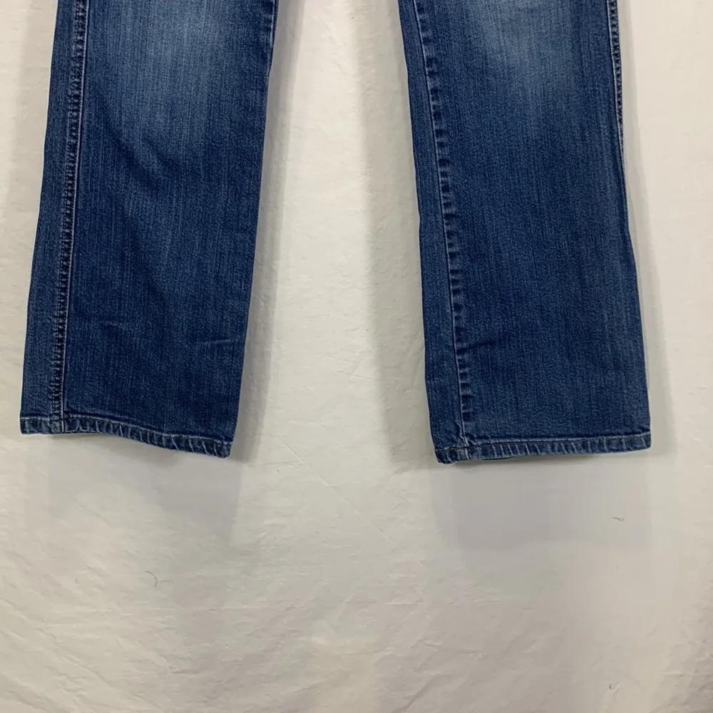 Lean Boot Cut Medium to Dark Wash Jeans Size 8 - Image 8