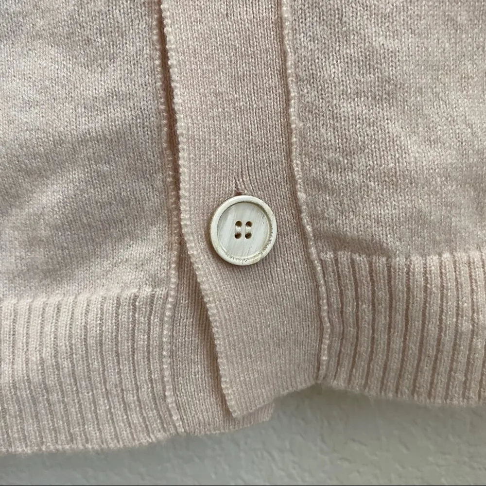 NWT Alexander McQueen Pale Pink Cashmere Cowl Neck Halter Back Sweater Size M - Image 13