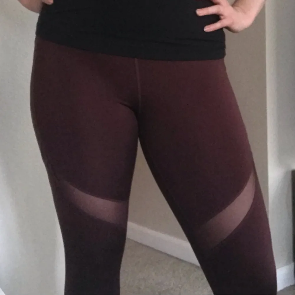 Athleta Tenacity 7/8 Tight In Powerlift Antique Burgundy Size Medium - Image 6