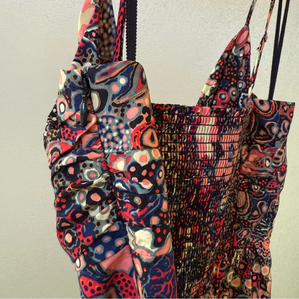 A.L.C. Laura Cutout Floral Maxi Dress Brown Sz 4 - Image 6